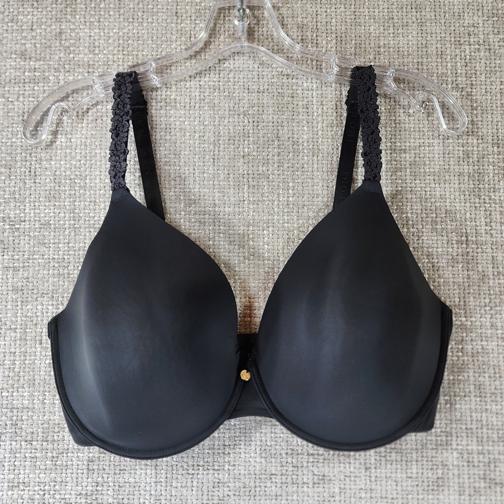 Natori Rose Dream Custom Coverage Underwire Bra Womens 36G Charcoal 731080